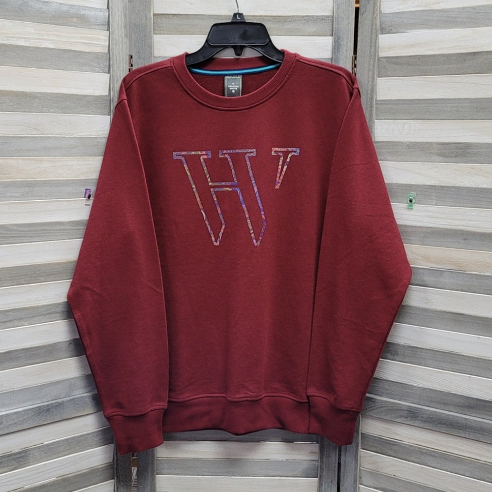 Men's Adult Logo Crewneck Pullover Sweatshirt | Houston White | XX Large